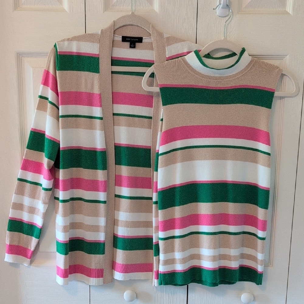 SALE🎉 BEAUTIFUL ANN TAYLOR Cardigan SET🌸